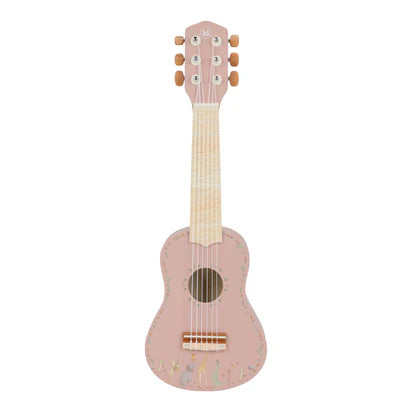 Houten gitaar Roze - Safari