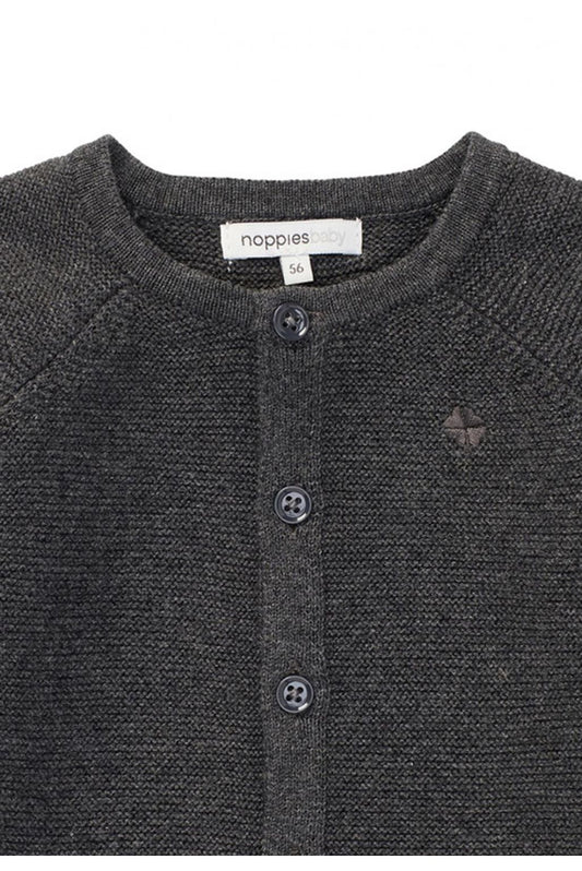 Noppies knit Vest Naga - Dark grey melange