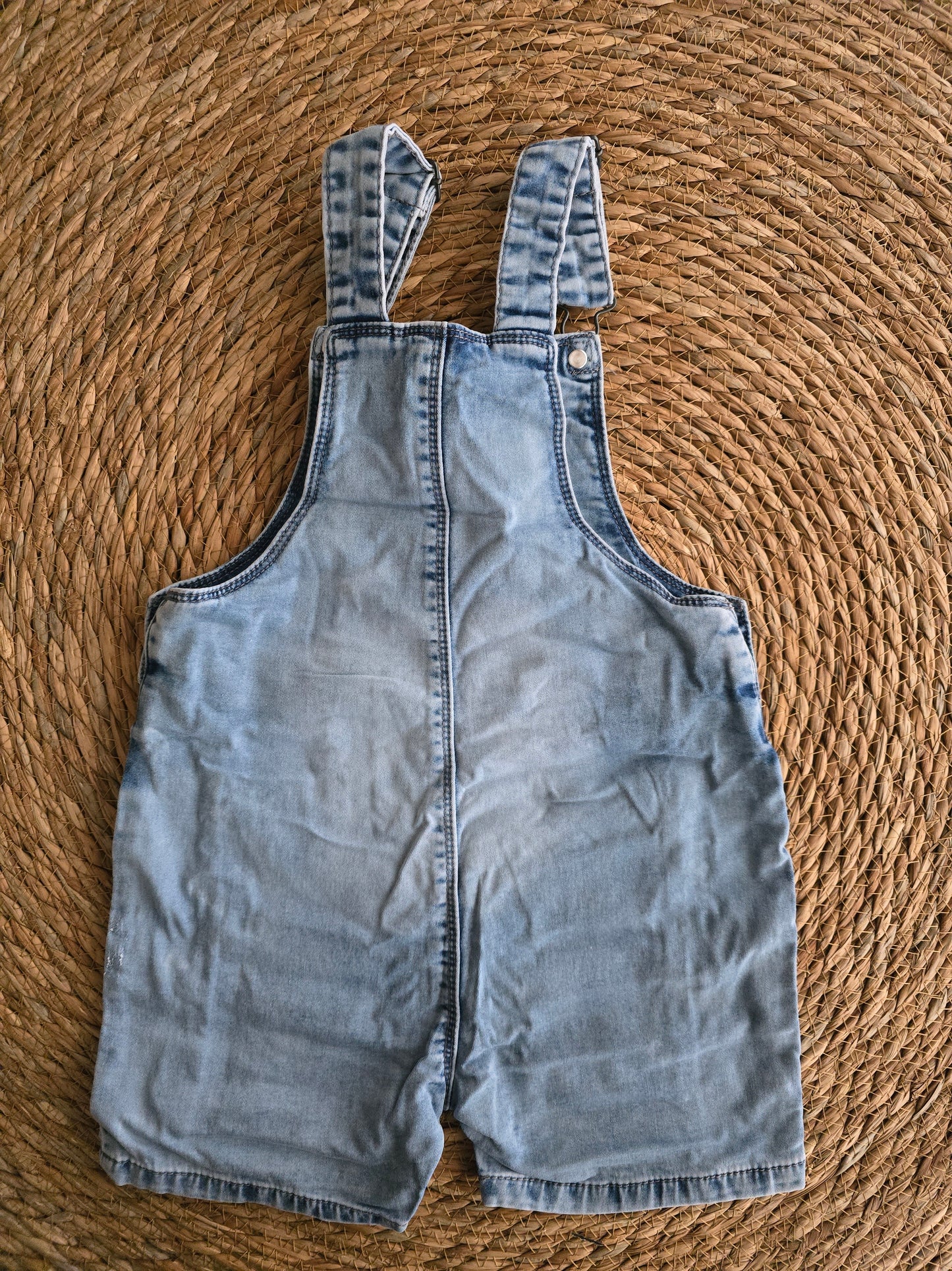 Babyface tuinbroek - light blue denim