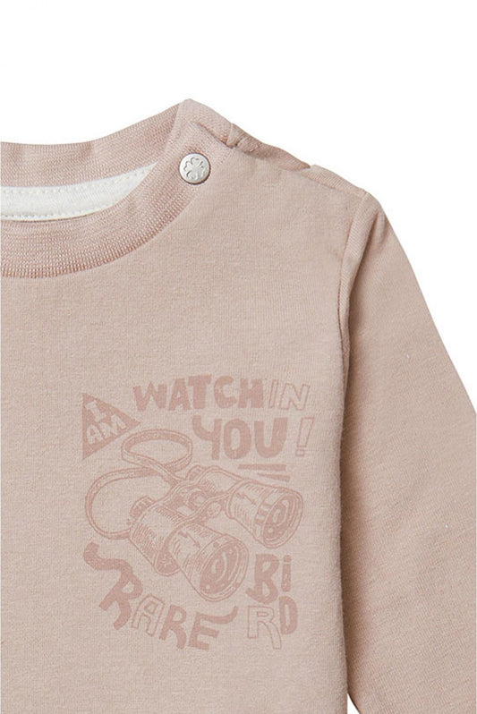 Noppies shirt - biscoe - warm taupe