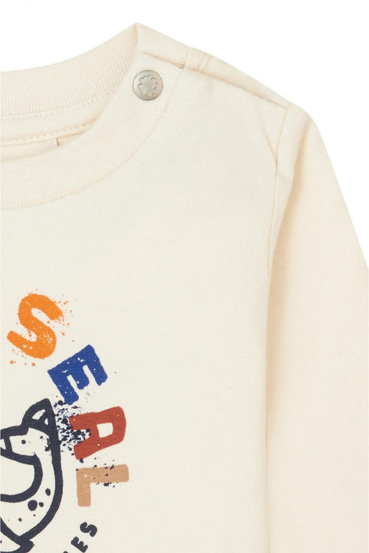 Noppies Longsleeve Grinestar - Butter Cream