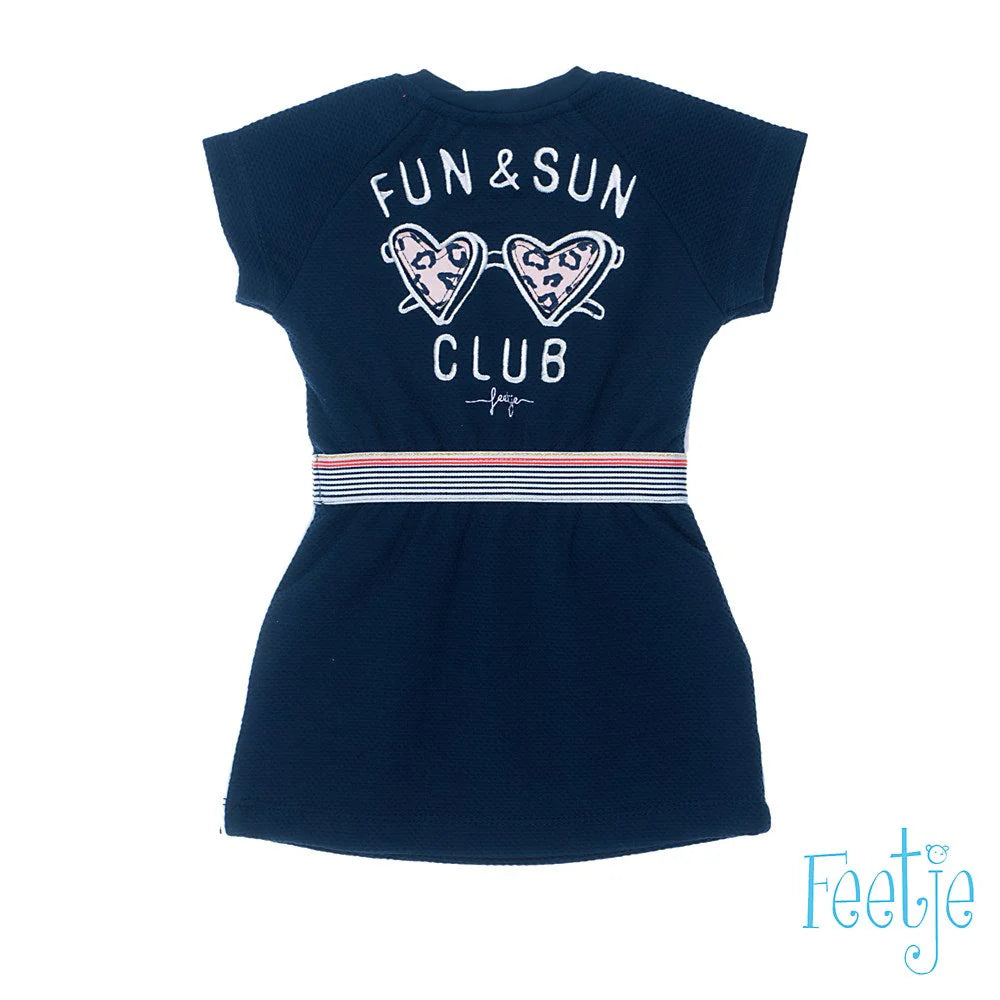 Feetje Jurk Jacquard - Funbird