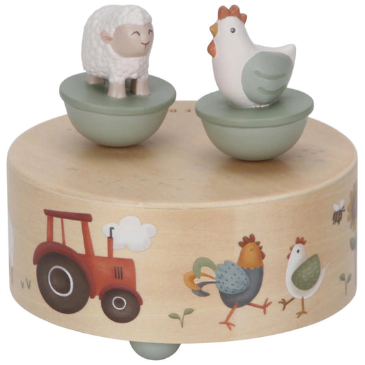 Muziekdoosje - Groen - Little Farm