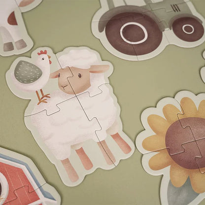 6 in 1 puzzel Little Farm