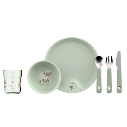 6 delig kinderservies - Little Farm