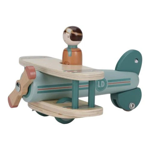 Houten vliegtuigje