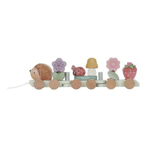 Houten Blokkentrein  - Fairy Garden