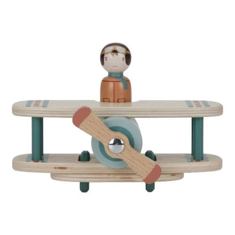Houten vliegtuigje
