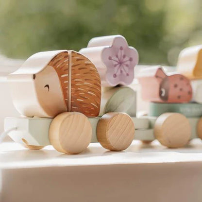 Houten Blokkentrein  - Fairy Garden