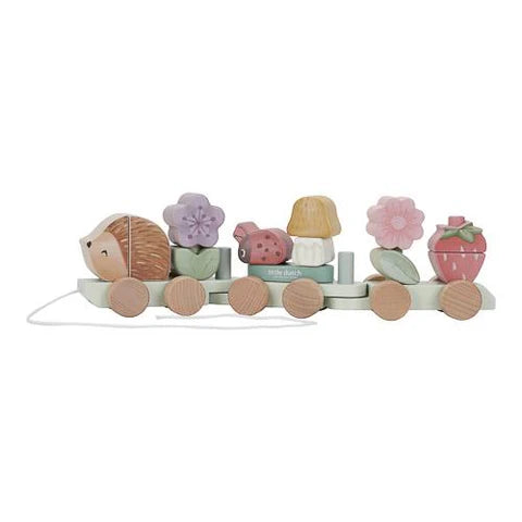 Houten Blokkentrein  - Fairy Garden