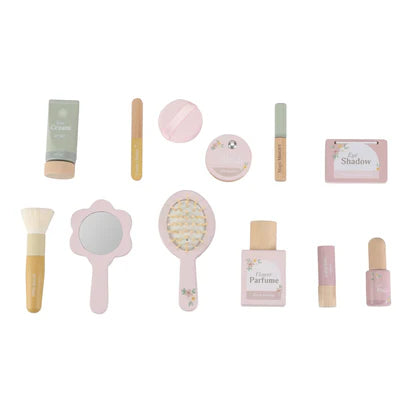 Houten make-up set