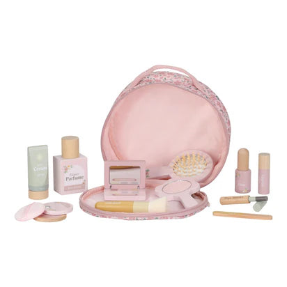 Houten make-up set