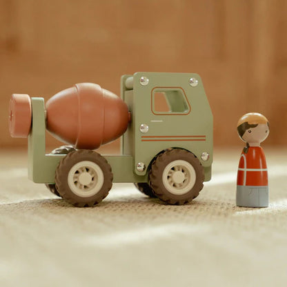 Houten cementwagen