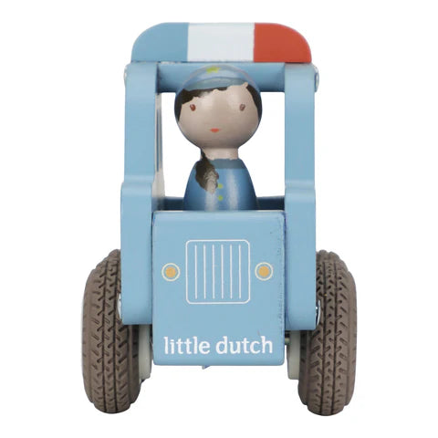 Houten politiewagen