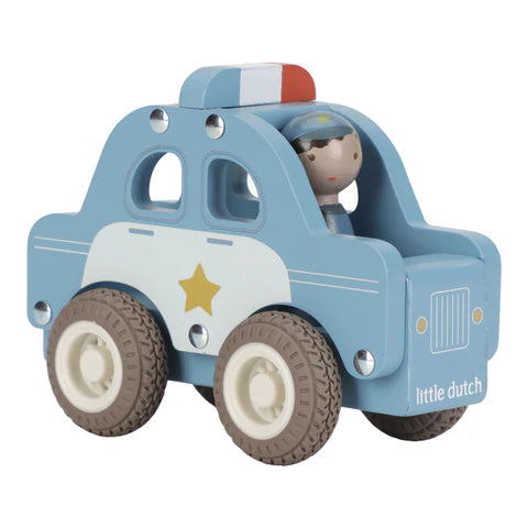 Houten politiewagen