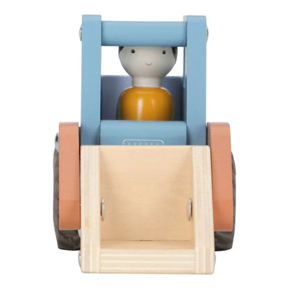 Houten bulldozer