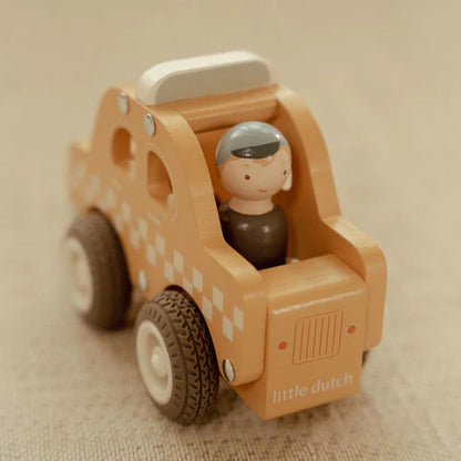 Houten taxi