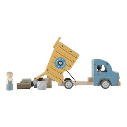 Houten kiepwagen