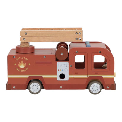 Houten brandweerwagen