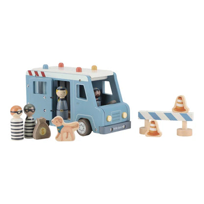 Houten politiewagen