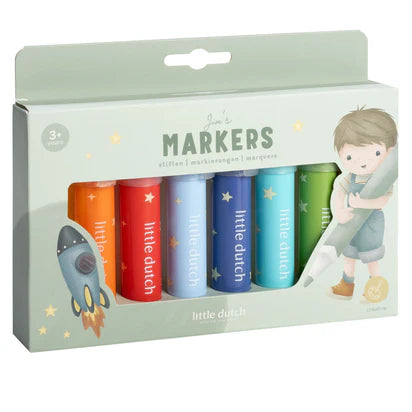 Viltstiften - Meerkleurig - Jim