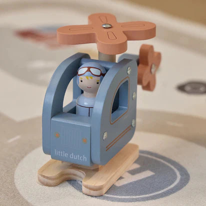 Houten helikopter