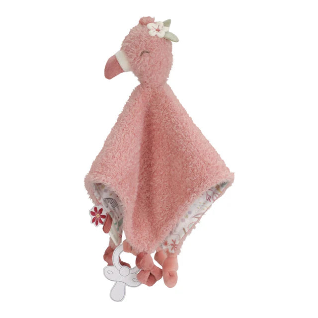 Knuffeldoekje Flamingo - Safari