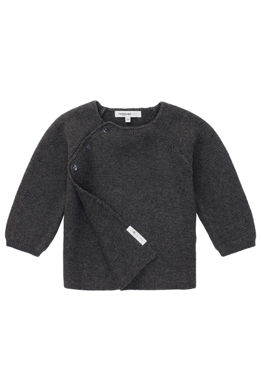 Noppies knit Vest Pino - Dark grey melange