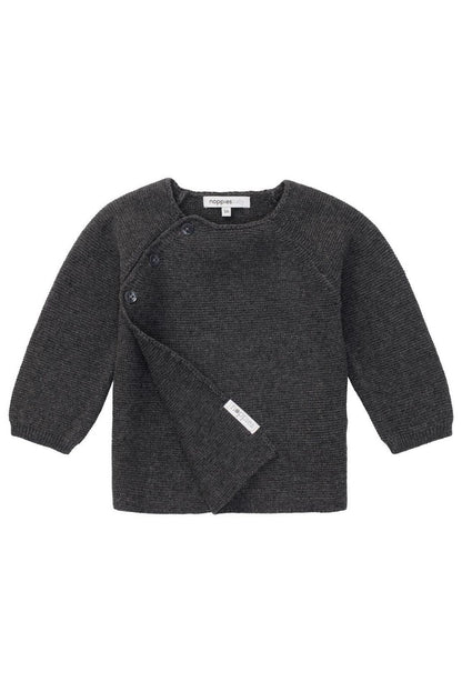 Noppies knit Vest Pino - Dark grey melange