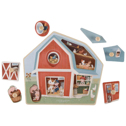 Houten puzzel - Little Farm