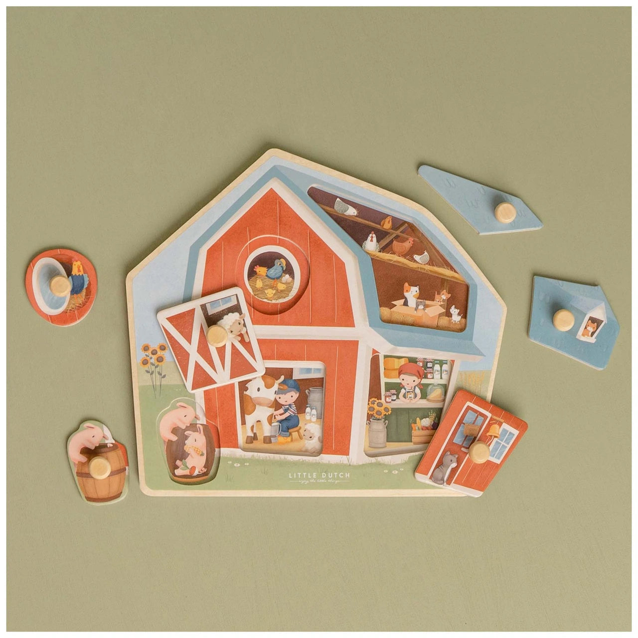 Houten puzzel - Little Farm