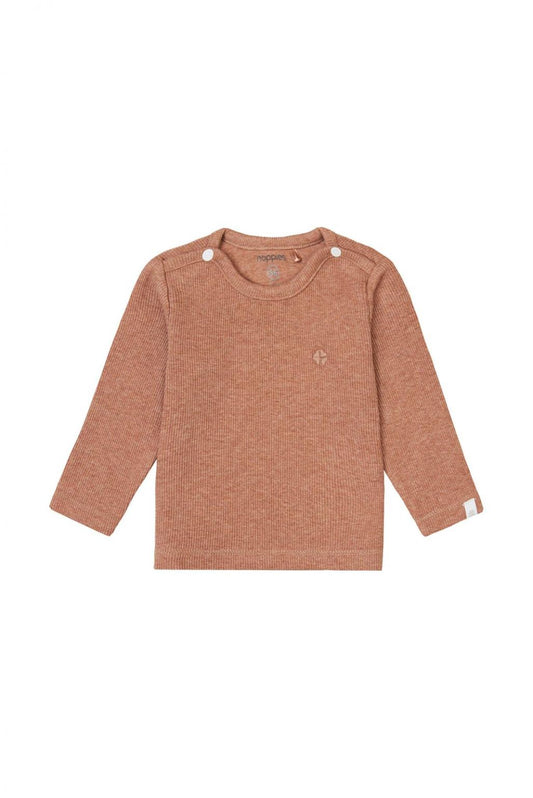 Noppies Longsleeve Natal - Cafe Au Lait Melange