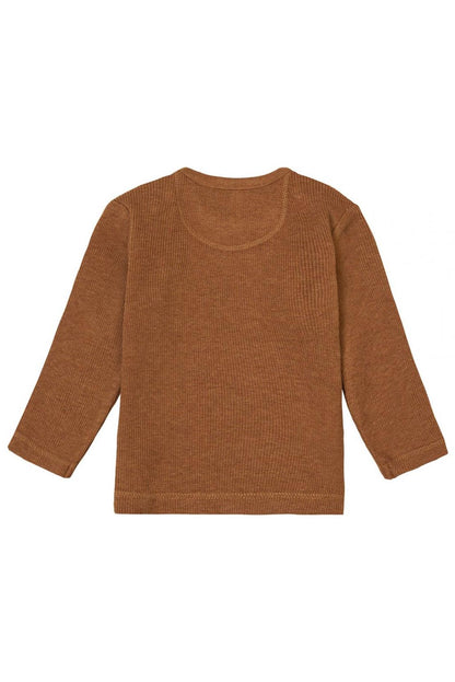 Noppies Longsleeve Natal - Chipmunk Melange