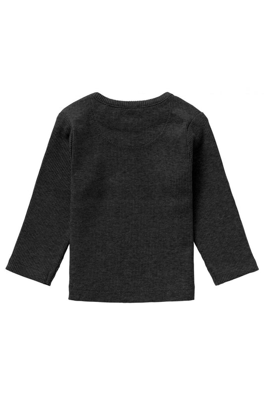 Noppies Longsleeve Natal - Dark grey melange