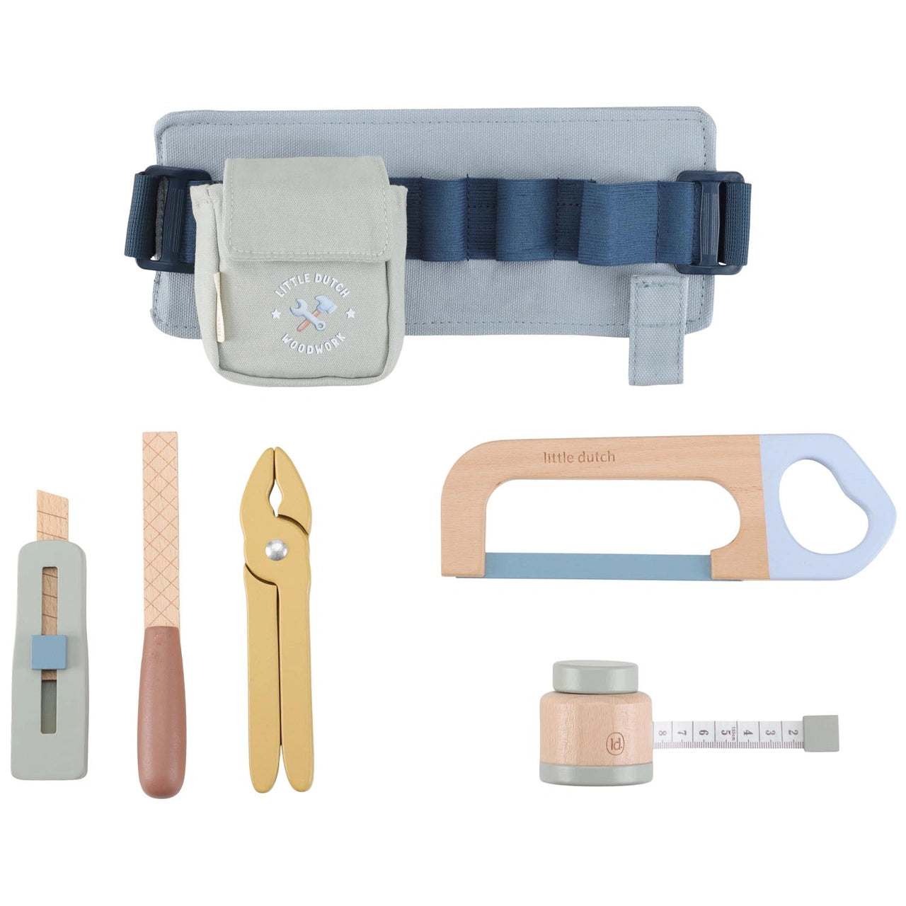 Houten gereedschapsriem