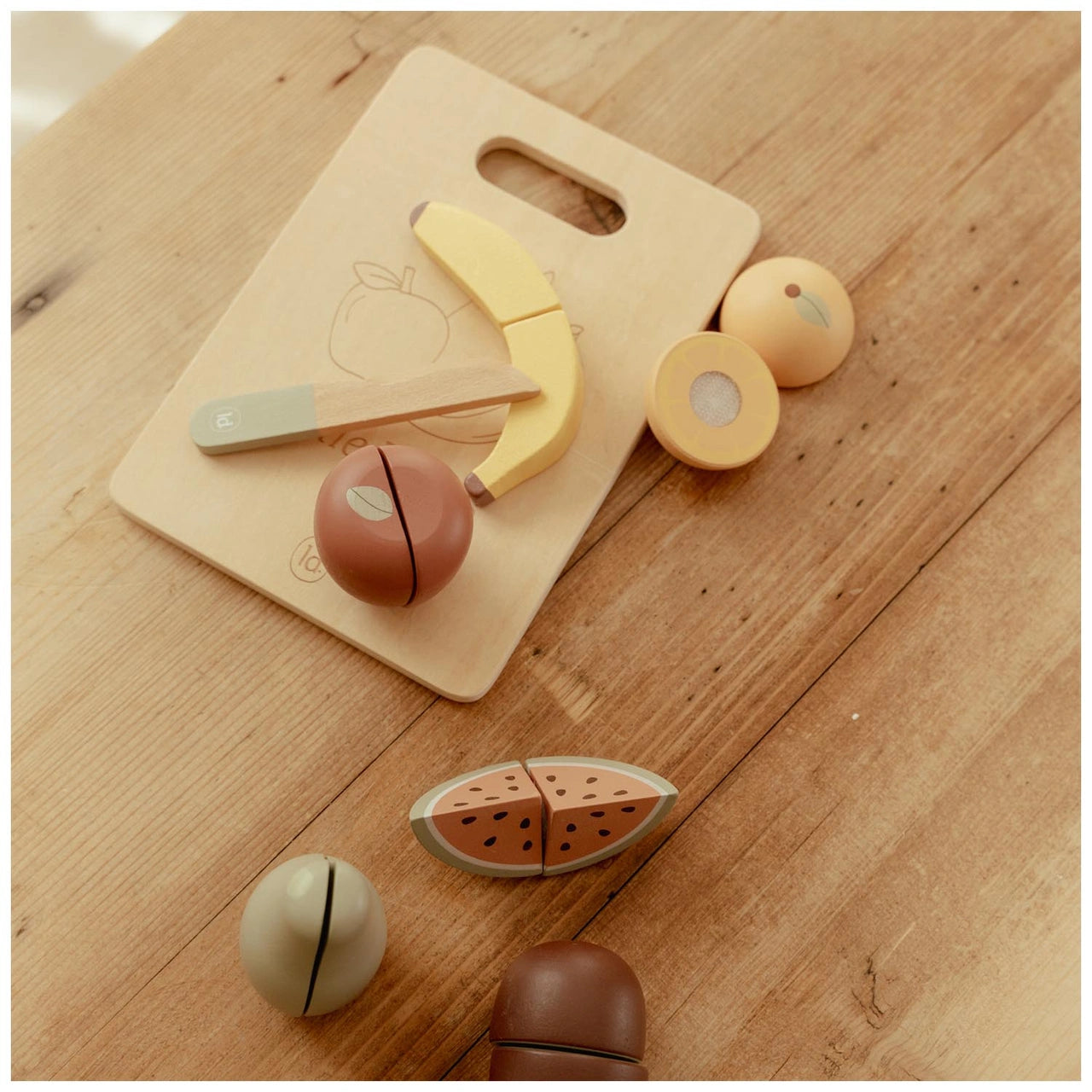 Houten snijfruit