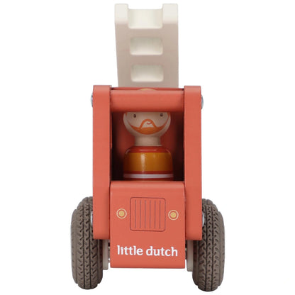 Houten brandweerwagen