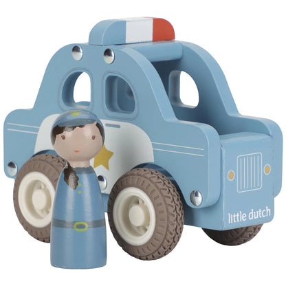 Houten politiewagen