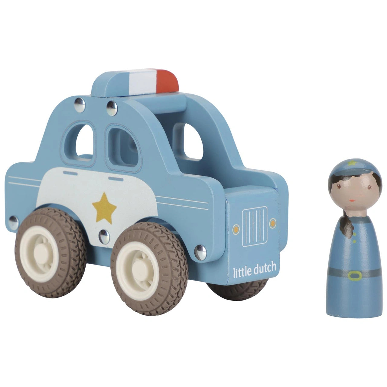 Houten politiewagen