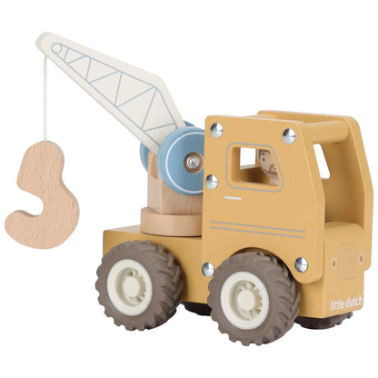 Houten hijskraan