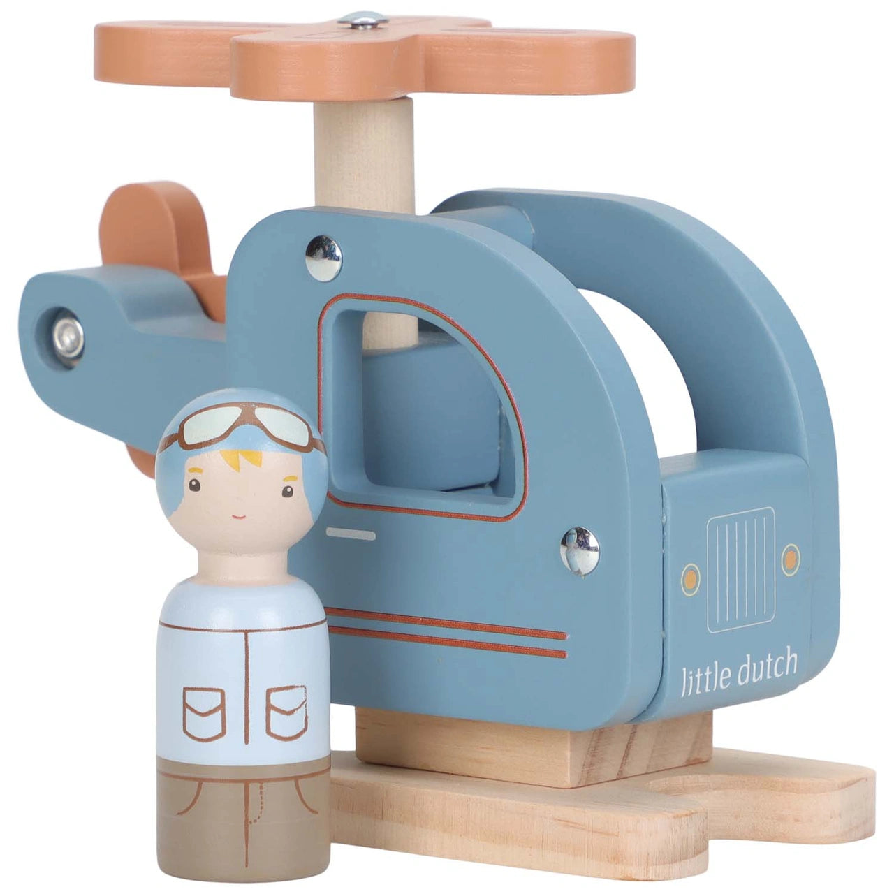 Houten helikopter