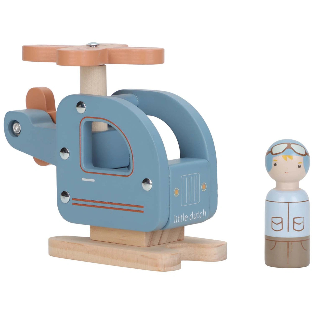 Houten helikopter