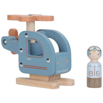 Houten helikopter