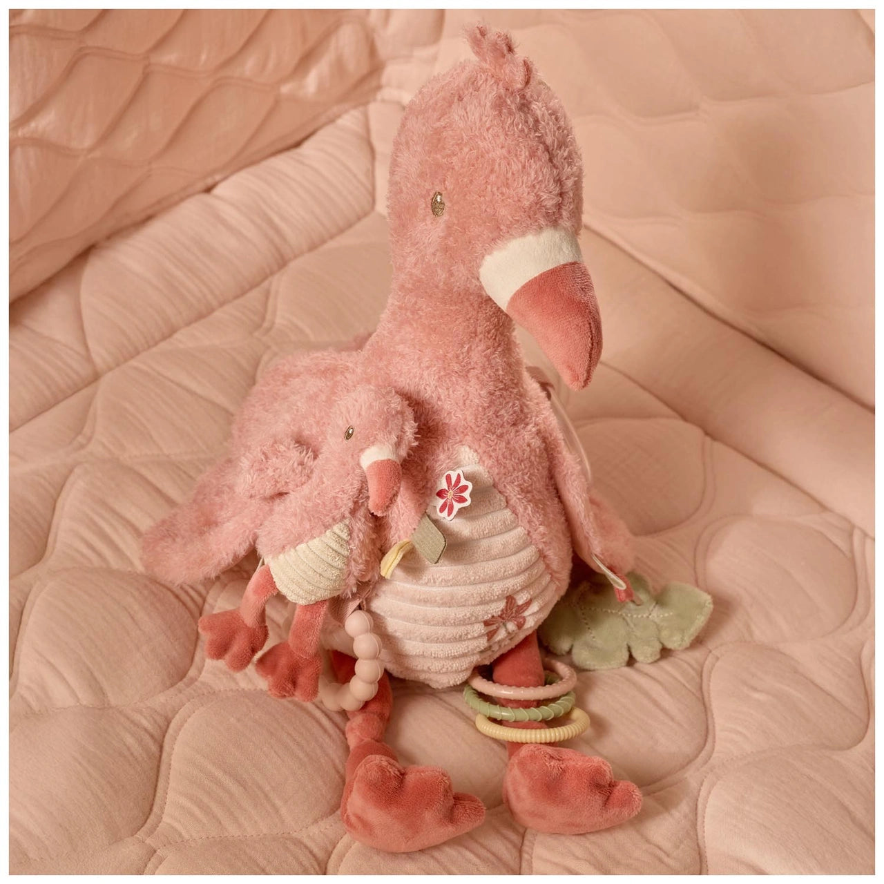 Activiteitenknuffel Flamingo - Safari