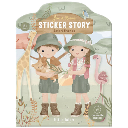 Herbruikbare stickers - Safari