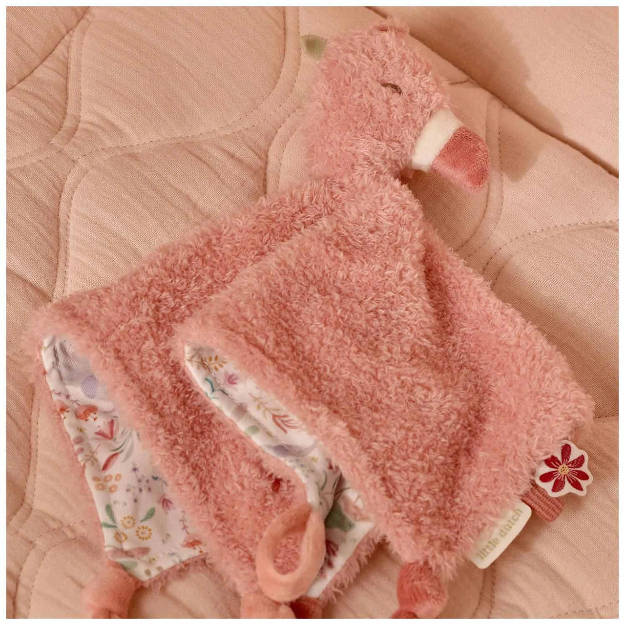 Knuffeldoekje Flamingo - Safari