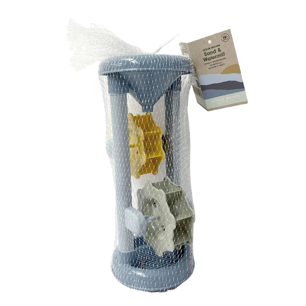 Zand- en watermolen - Blauw