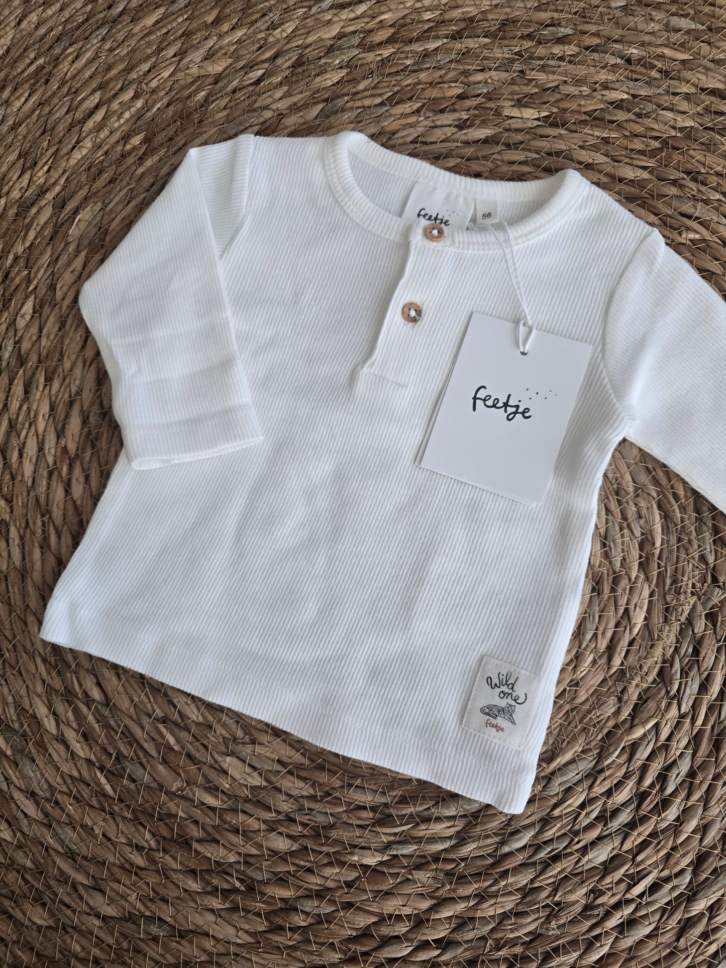 Feetje Longsleeve - Wild One - Offwhite