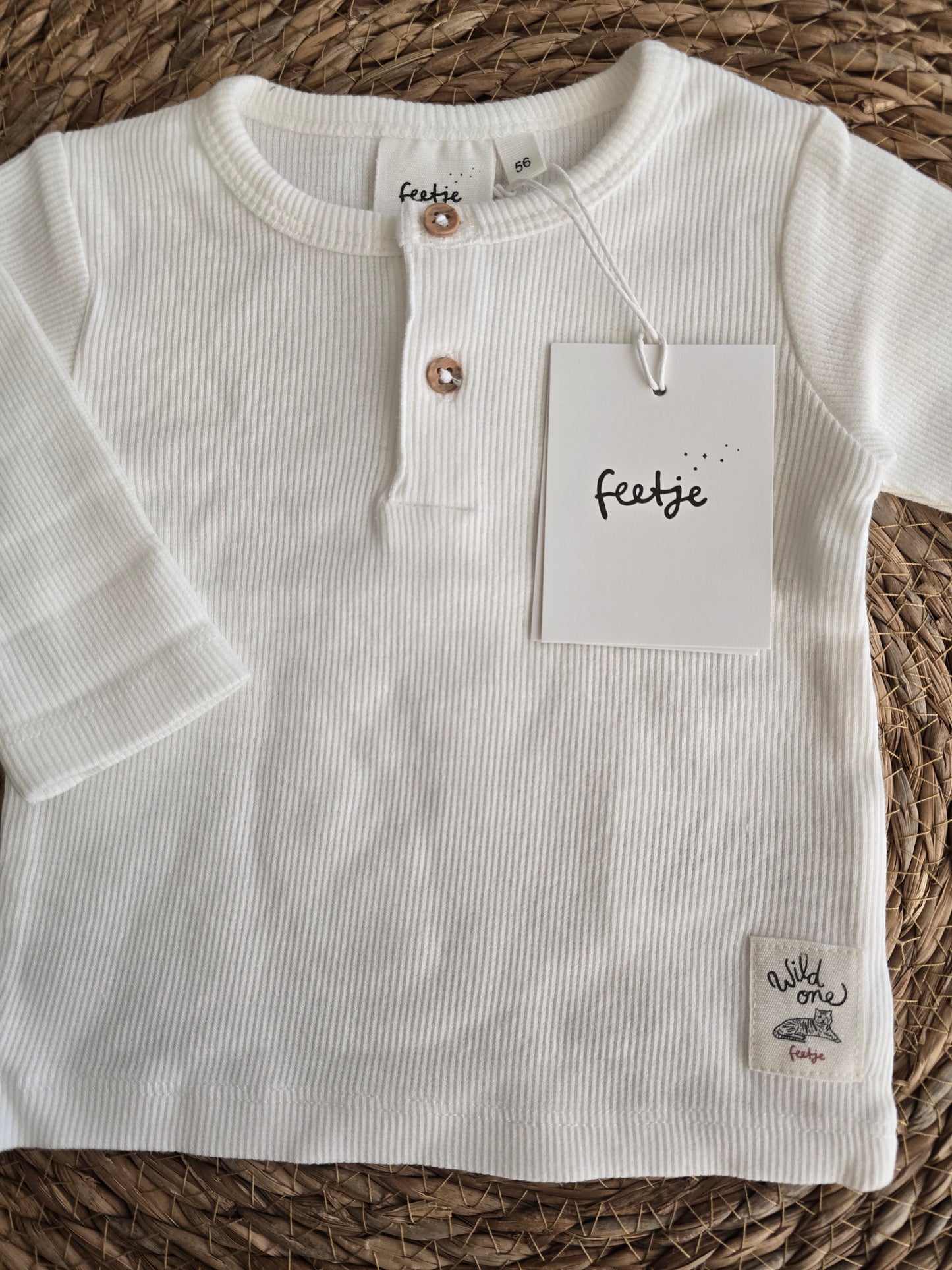 Feetje Longsleeve - Wild One - Offwhite