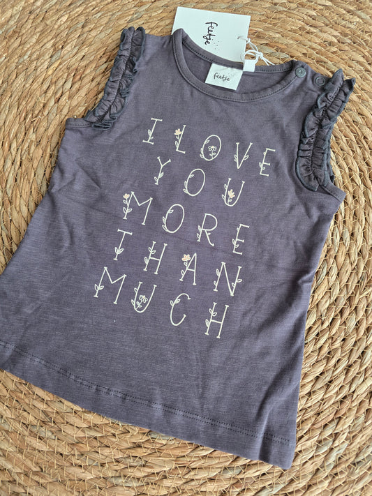 Feetje Singlet - antraciet - Bloom